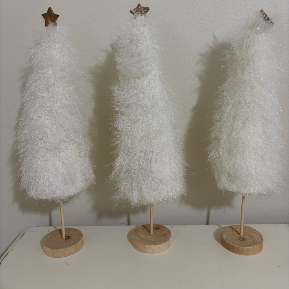 Whimsical Fluffy Winter Trees